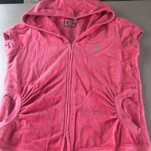 Cap sleeve juicy couture sweatshirt hoodie